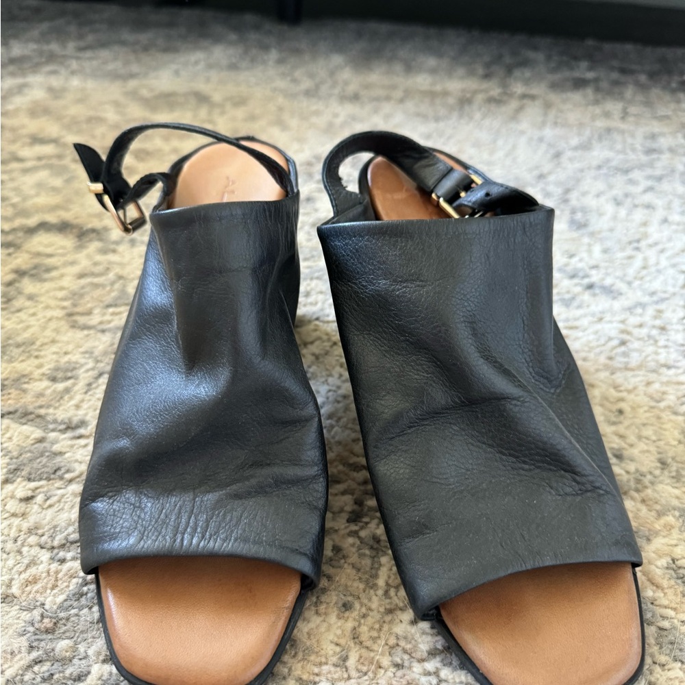 Aldo black mules